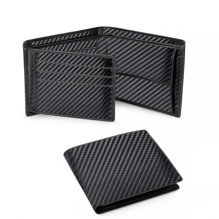 Wallets Mens Slim RFID Blocking with Coin Pocket 2 Banknote Compartments 10 Credit Card Holders Wallet for Men