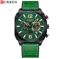 New CURREN Brand Watch Men Leather Sports Watches Men's Army Military Quartz Wristwatch Chronograph Male Clock Relogio Masculino