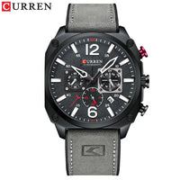 New CURREN Brand Watch Men Leather Sports Watches Men's Army Military Quartz Wristwatch Chronograph Male Clock Relogio Masculino
