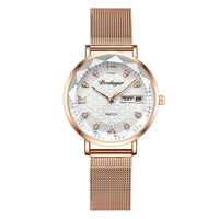 POEDAGAR High Quality Women Watch Stainless Steel Exquisite Wristwatch Bracelet Waterproof Luminous Elegant Ladies Watches Reloj