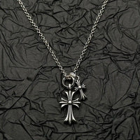 S925 Pure Silver Necklace for Men and Women, Sweater Chain, High-end Accessory Pendant, Collarbone, Hip-hop Accessory