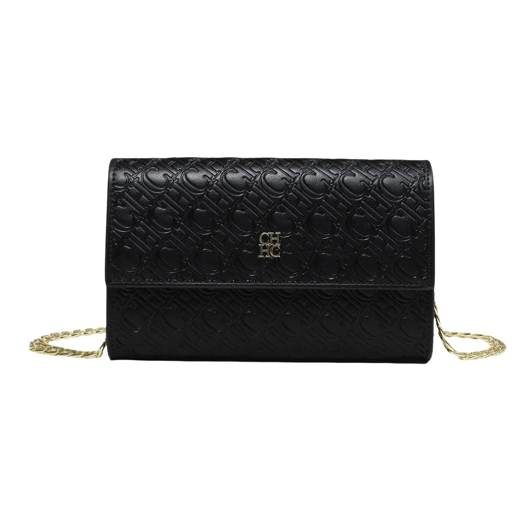 CH Fashion Women's Shoulder Bag with Letter Printing Design 2025 Festival Essential Versatile Women's Chain Bag