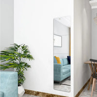 4/8PCs 30x30 Self-adhesive Mirror Stickers Flexible Thicken DIY Art Mirrors Acrylic Wall Decorations for Door Wardrobe Bathroom