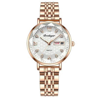 POEDAGAR High Quality Women Watch Stainless Steel Exquisite Wristwatch Bracelet Waterproof Luminous Elegant Ladies Watches Reloj