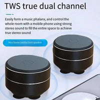 Mini Wireless Bone Conduction Speaker Portable Sound Quality Home Travel Essential Small Size Big Volume Daily Use Clear Loud