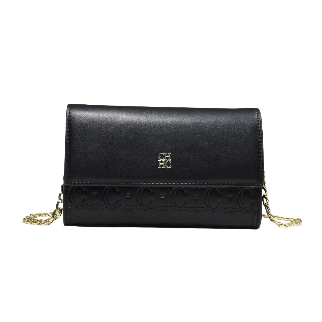 CH Fashion Women's Shoulder Bag with Letter Printing Design 2025 Festival Essential Versatile Women's Chain Bag
