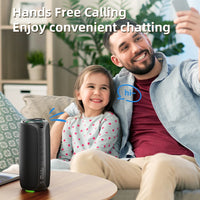 Zealot-MP2 Portable Bluetooth Speaker,IPX5 Waterproof 360° Wireless Speaker TWS Stereo Pairing 15hrs Playtime For Camping Hiking