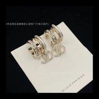 Half Circle Double Female Spice Girls Fashion Stud Earrings Versatile
