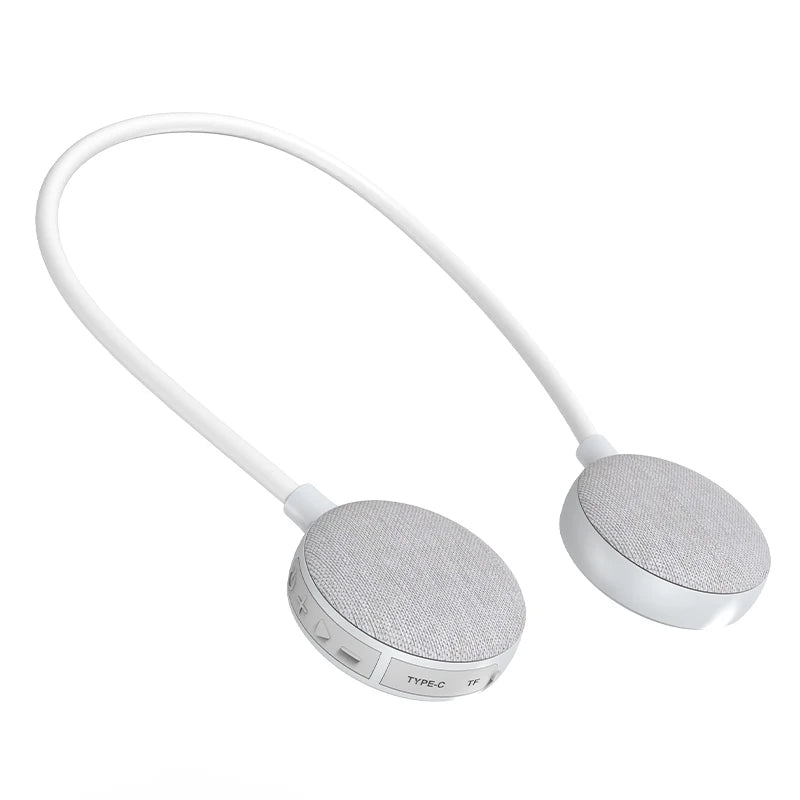 Rockmia Neck Speaker EBS-906 Bluetooth 5.0 Wearable Wireless TF Card  Music Player For Home  Outdoor Walking  Ridding  Cycling