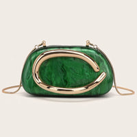 Fashion Women's Handbag Bride Metal Gold Women Luxury Evening Banquet Clutch Bag Shoulder Wedding Purse Party Crossbody Bag