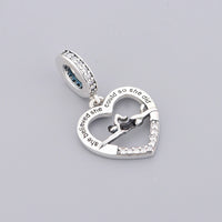 Fit Original Charm Bracelet 925 Sterling Silver Swimming Symbol She Believed She Could So She Did Bead For Making Women Berloque