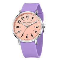 LIGE Luxury Silicone Strap Women's Wristwatch Digital Elegant Ladies Watches Fashion Simple Waterproof Quartz Watches for Woman