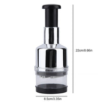 Manual Food Chopper Handheld Slap Press Chopper Mincer for Onions Garlic Nuts Efficient Garlic Onion Peeling Artifact