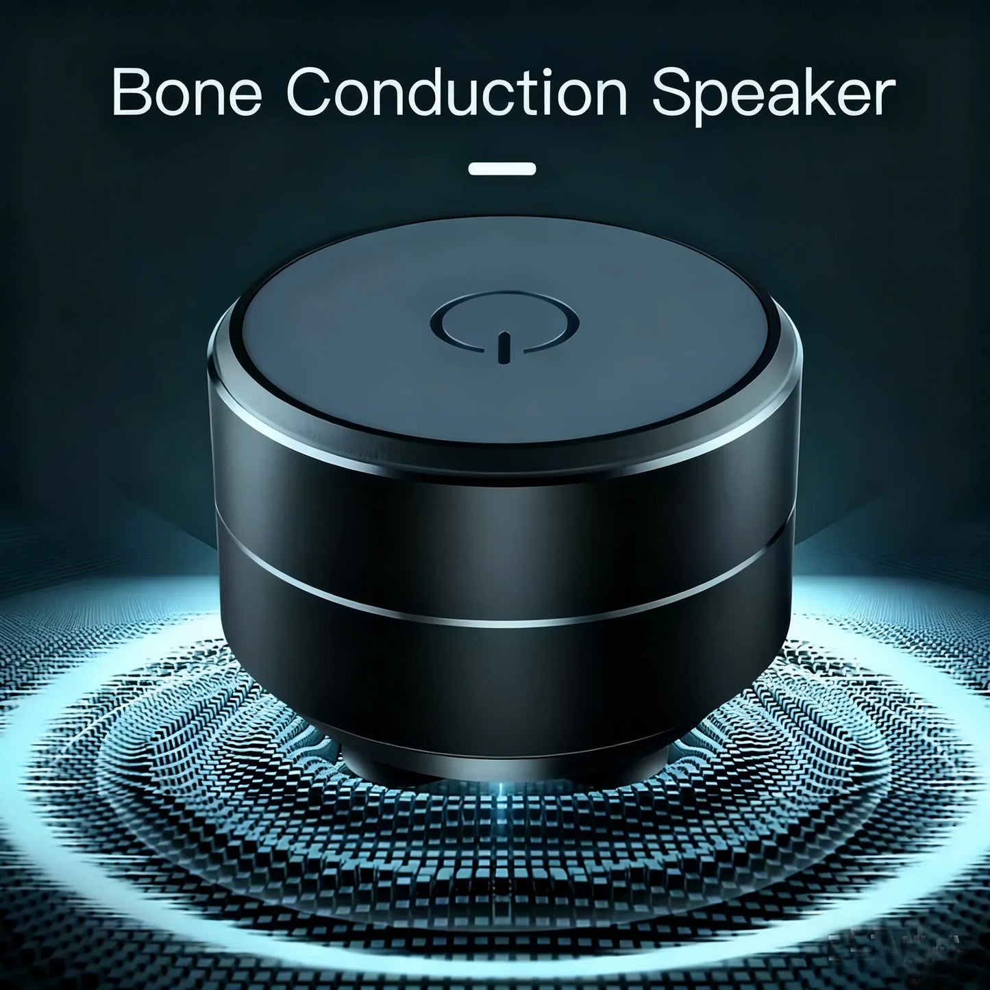 Mini Wireless Bone Conduction Speaker Portable Sound Quality Home Travel Essential Small Size Big Volume Daily Use Clear Loud