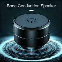 Mini Wireless Bone Conduction Speaker Portable Sound Quality Home Travel Essential Small Size Big Volume Daily Use Clear Loud