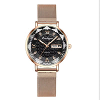 POEDAGAR High Quality Women Watch Stainless Steel Exquisite Wristwatch Bracelet Waterproof Luminous Elegant Ladies Watches Reloj