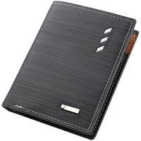 Hot Sale Men's Leather Wallet Credit Card Holder Simple Design Purse For Male