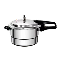 Pressure Cooker with Steaming Plate Small Pressure Cooker Household Stovetop Pressure Canner for Gas Stove Induction Cooker