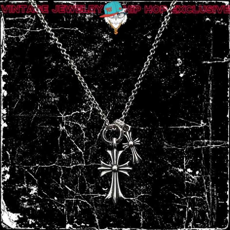 S925 Pure Silver Necklace for Men and Women, Sweater Chain, High-end Accessory Pendant, Collarbone, Hip-hop Accessory