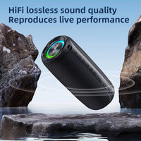 Zealot-MP2 Portable Bluetooth Speaker,IPX5 Waterproof 360° Wireless Speaker TWS Stereo Pairing 15hrs Playtime For Camping Hiking