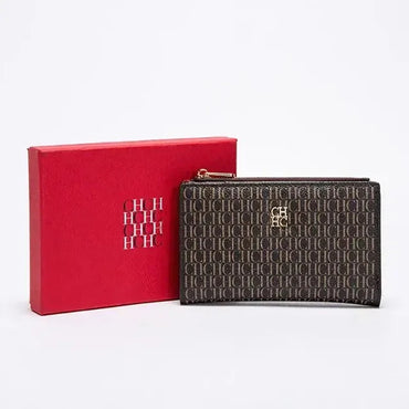 CH Exquisite Compact Portable High-quality Wallet With A High-end Feel Light Luxury Women's Cartoon Pattern Printed Wallet