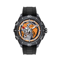 Deesio Men's Automatic Mechanical Watch Carbon Fiber Case Luminous Display Water Resistant Fashion Sport Watch Gift for Men