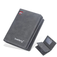 New Leather Men Wallets High Quality Zipper Short Desigh  Wallet Hipster Credit Card Holders Inserts Coin Purses Vintage Walltes