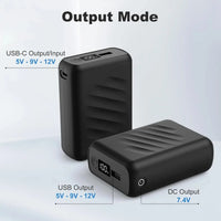 30000mAh Rechargeable 12V 3A Power Pack Suitable For Heating Vests Power Banks Backup Batteries And Air Conditioning Workwear