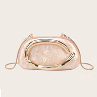 Fashion Women's Handbag Bride Metal Gold Women Luxury Evening Banquet Clutch Bag Shoulder Wedding Purse Party Crossbody Bag