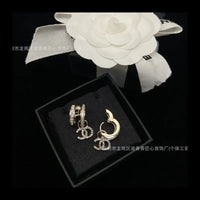 Half Circle Double Female Spice Girls Fashion Stud Earrings Versatile