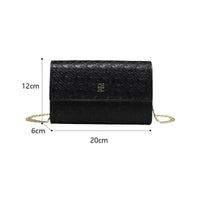 CH Fashion Women's Shoulder Bag with Letter Printing Design 2025 Festival Essential Versatile Women's Chain Bag