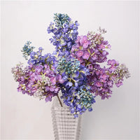 4Pc/lot Feel Real Touch Moisturizing Lilac Latex Artificial Flowers Home Table Decoration Floral Event Party Wedding Fake Flower