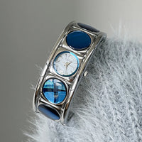 CILOA bracelet watch female 2025 new round gift brand authentic blue high quality casual waterproof quartz watch ladies watch