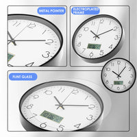 Modern Minimalist Wall Clock Silent Sweep Movement Nordic Style Living Room Bedroom Office Decor Large Round Quiet Timepiece