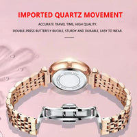 POEDAGAR High Quality Women Watch Stainless Steel Exquisite Wristwatch Bracelet Waterproof Luminous Elegant Ladies Watches Reloj
