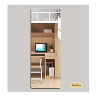 Self Adhesive Full Body Mirror Sticker Acrylic Wall Mounted Dressing Mirror for Bedroom Home Closet Door Easy DIY Installation