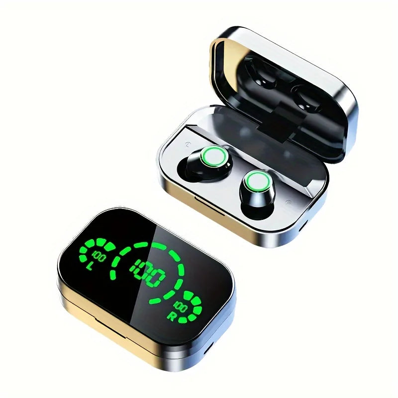 GREATWALL Wireless Headphones TWS Earphones Touch Control Noise Reduction Stereo Headsets Earbuds With Microphone