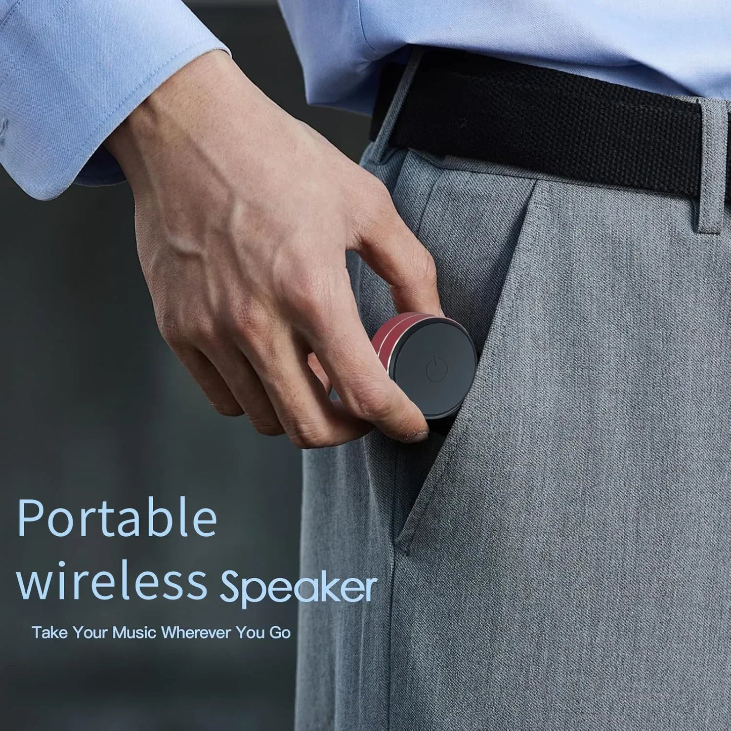 Mini Wireless Bone Conduction Speaker Portable Sound Quality Home Travel Essential Small Size Big Volume Daily Use Clear Loud