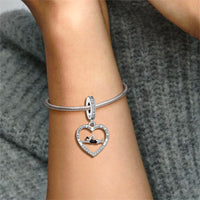 Fit Original Charm Bracelet 925 Sterling Silver Swimming Symbol She Believed She Could So She Did Bead For Making Women Berloque
