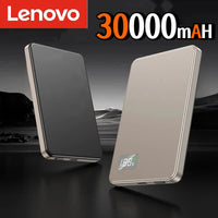 Lenovo Ultra-thin 500000mAh Mobile Power Bank For MagSafe Magnetic Wireless Fast Charge Portable LED Display For iPhone Xiaomi