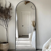 Full Length Mirror, 58"x18" Oversized Floor Mirror, Rectangular Full Body Mirror with Stand for Bedroom, Living Room, Cloakroom