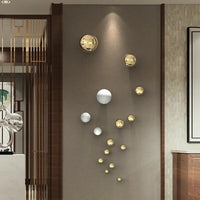 Nordic Stereo Resin Background Wall Decor Ball Living Room Decor Ball Home Accessories Hotel Commercial Space Shop Wall Hanging