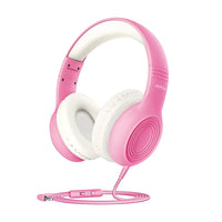 Mpow CH6S Wired Headphones For Kids With Microphone Max 85dB Food Grade Material Over-Ear Kids Headphones For iPad Kindle Phones