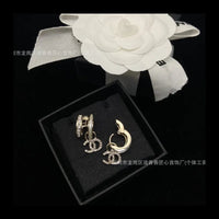 Half Circle Double Female Spice Girls Fashion Stud Earrings Versatile